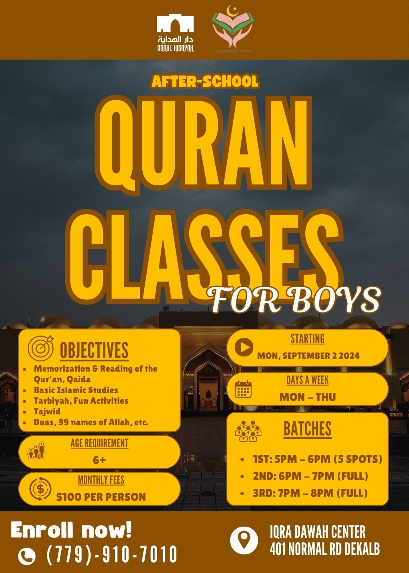 After-School Boys Quran Class