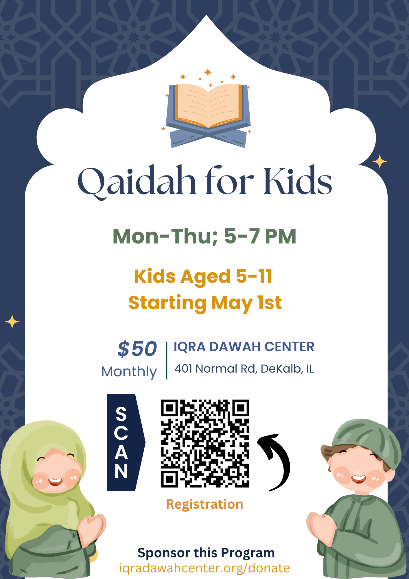 Qaidah for Kids Program – Iqra Dawah Center